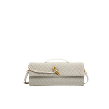 Bolsa Clutch Trançada Camurça Paige